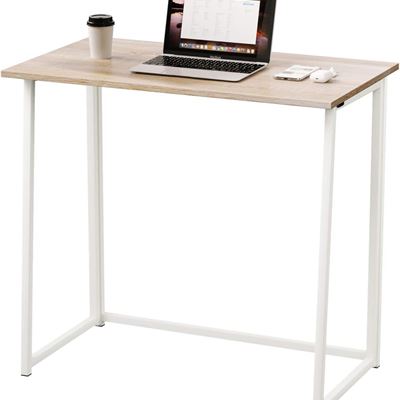 NEW Dripex Compact Folding Desk No Assembly Required Computer Desk Folding Hobby