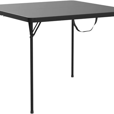 NEW COSCO XL 38.5" Fold-in-Half Card Table w/Handle, Black