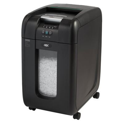 NEW GBC Stack-and-Shred 300X Auto Feed Shredder, SmarTech Enabled, Super Cross-C