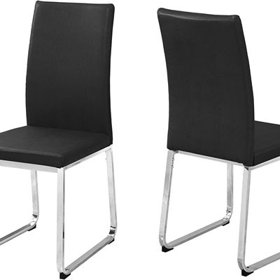 NEW Monarch Specialties I 1092 Dining Chair, Set of 2, Side, Upholstered, Kitche