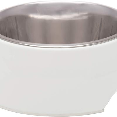 NEW Loving Pets - Retro Bowl Dog Food Water Bowl No Tip Stainless Steel Elevated