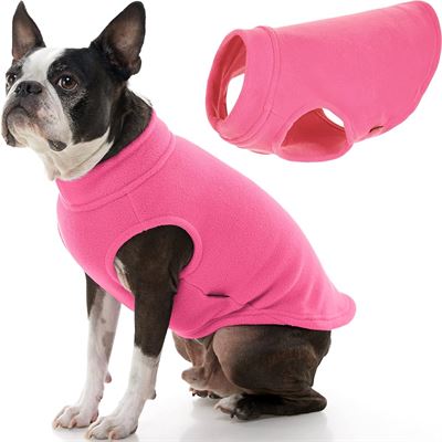 NEW Gooby Stretch Fleece Vest - Pink, Large