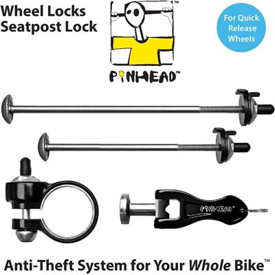 Pinhead Quick-Release 3-Pack: Locks for Wheels and Seatpost