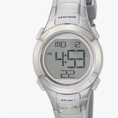NEW Armitron Sport Women's Digital Chronograph Resin Strap Watch, 45/7012, Chron