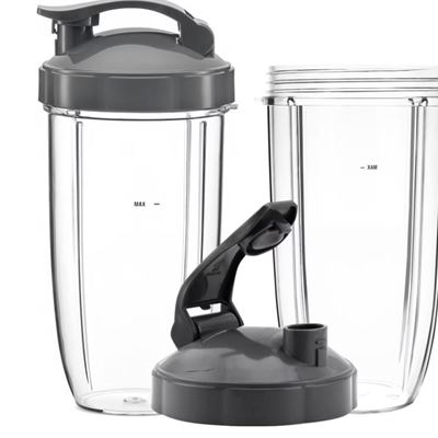 NEW QueenTrade 32OZ Tall Cups & Flip Lids Replacement Set for Nutribullet 600w &