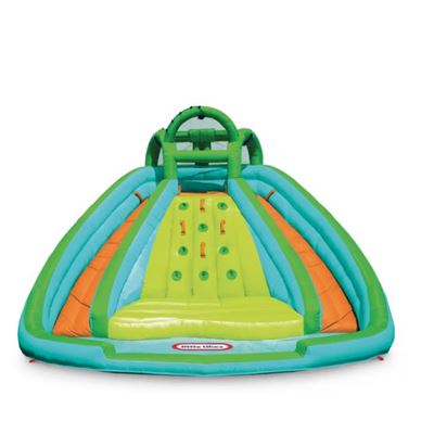 NEW Little Tikes Outdoor Inflatable Rocky Mountain River Race Slide Bouncer, Kid