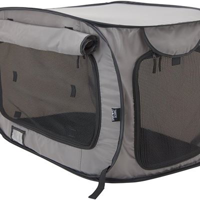 NEW SportPet Designs Large Pop Open Kennel, Portable Cat Cage Kennel, Waterproof