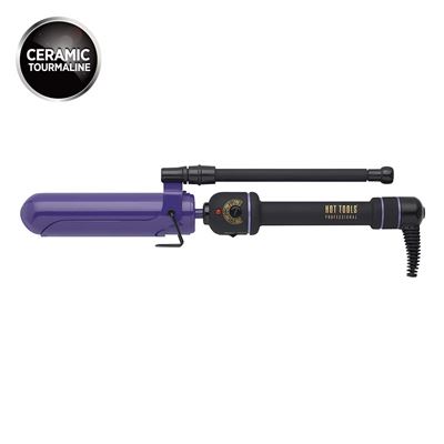 NEW Hot Tools 2182 Nano Ceramic Marcel Curling Iron, Black/Purple, 1 1/2-Inches