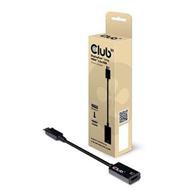 NEW Club 3D CAC-1080 DisplayPort 1.4 to HDMI 2.0b HDR Adapter