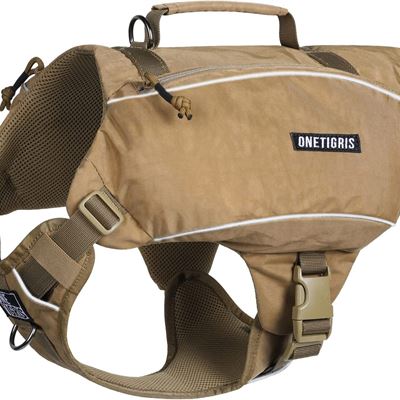 NEW OneTigris Y-Shaped Dog Backpack No Pull Dog Saddle Bag with D-Rings, Lightwe