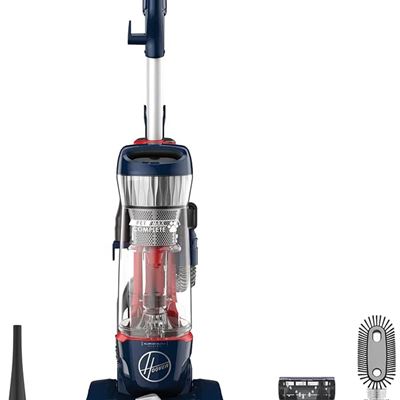 NEW Hoover Pet Max Complete Bagless Upright Vacuum Cleaner, UH74110M Blue Pearl