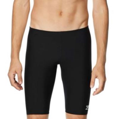 New Speedo Men's Endurance+ Polyester Solid Jammer Swimsuit