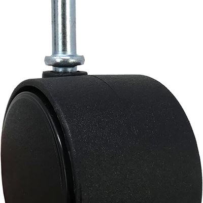 NEW Shepherd Hardware 9406 2-Inch Office Chair Caster Wheel with Brake, 5/16-Inc