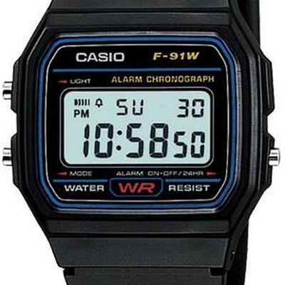 NEW Men's Casio Classic Black Digital Watch F91W-1 F91W-1D