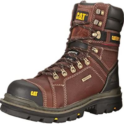 NEW Caterpillar Footwear Men's Hauler 8" Wp Tx CT CSA Safety Boot, 10.5, Oak