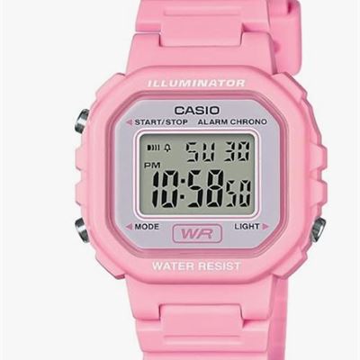 NEW Casio Women's LA20WH-4A1 Sport Watch , Pink/White