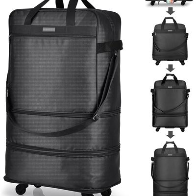 NEW Hanke Expandable Foldable Suitcase, Large Suitcases Bag with Spinner Wheels