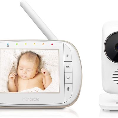 NEW Motorola Smart Video Baby Monitor with Wi-Fi and 3.5” Color LCD Parent Unit,