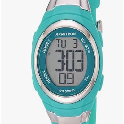 NEW Armitron Sport Women's Digital Chronograph Resin Strap Watch, 45/7034, Chron