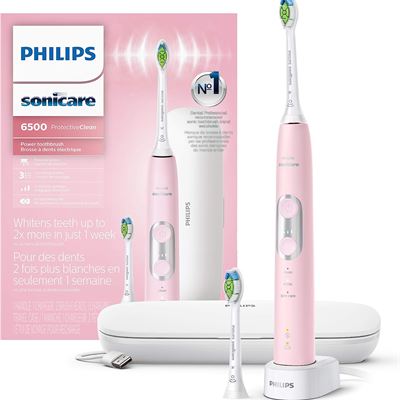 NEW Philips Sonicare Protectiveclean 6500 Rechargeable Electric Toothbrush, Past
