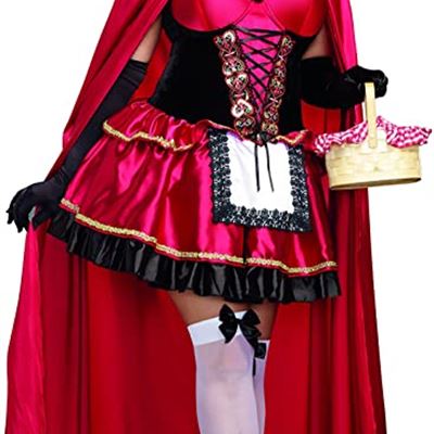 NEW DreamGirl Women's Plus-Size Little Red Riding Hood Costume, xl arge - xx large, Red