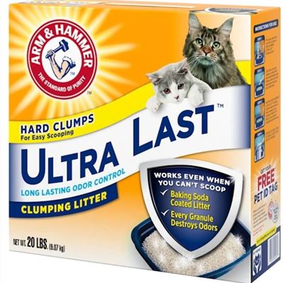 NEW Arm Hammer Litter Ultra Scented Clumping Clay Cat Litter 12.7 KG