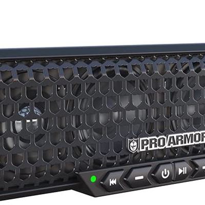 LIKE NEW Pro Armor-AU51040 4 Speaker Bluetooth Sound Bar System, Black