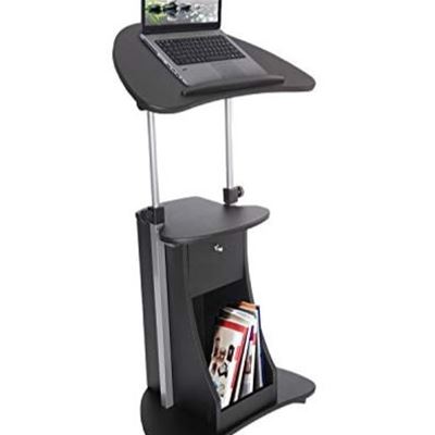 NEW Techni Mobili RTA-B005 - Sit/standing desk - mobile - chocolate