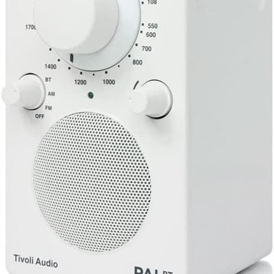 NEW Tivoli Audio PALBT Portable AM/FM Radio with Bluetooth (White)