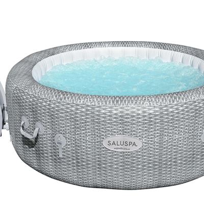 NEW SaluSpa Honolulu 6-Person Inflatable Hot Tub 77" x 28" With Soothing Bubble