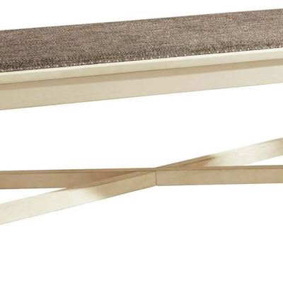 NEW Signature Design by Ashley Bolanburg Series Large UPH Dining Room Bench D647