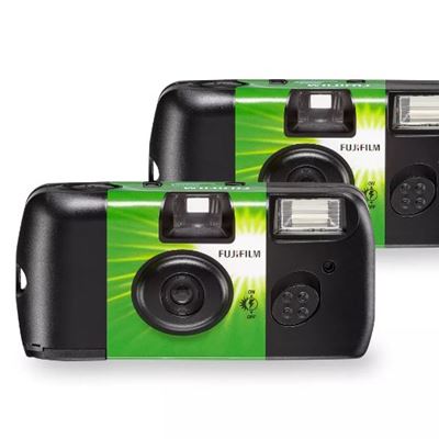 NEW Fujifilm Quicksnap 135 Flash 400 2pk Camera